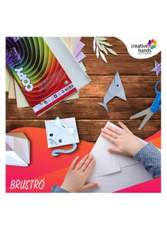 BRUSTRO BRUSTRO Copytinta Coloured Craft Paper A4 Size 80 GSM Mixed Soft Colour 40 Sheets Pack (10 cols X 4 Sheets) Double Side Color for Office Printing, Art and Craft.  - Image 5