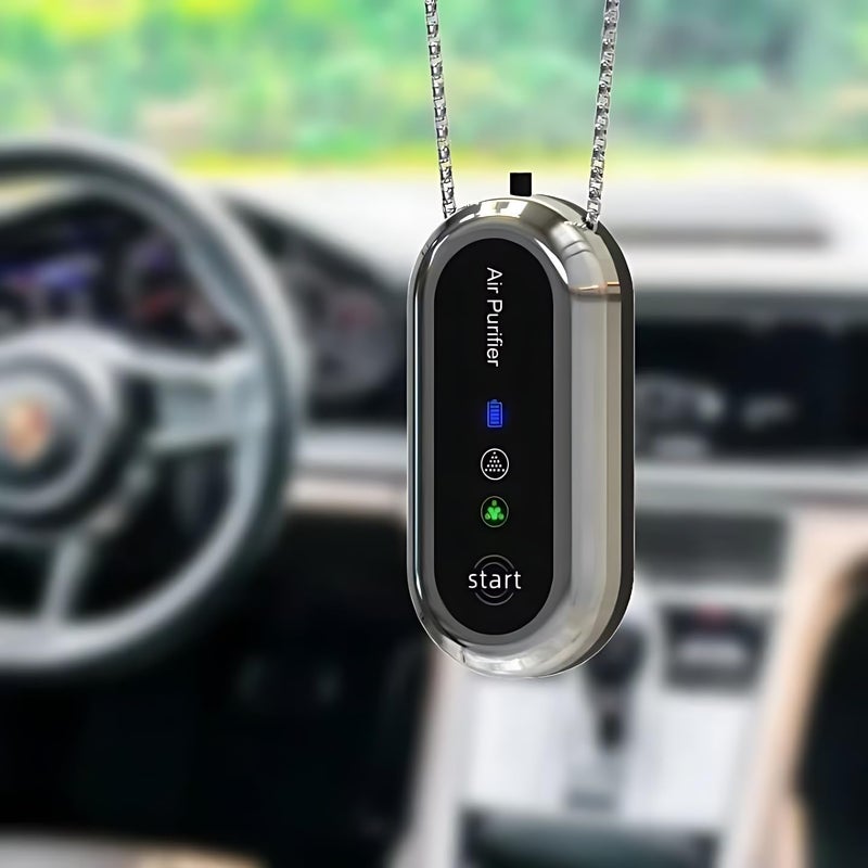 NALACAL جهاز تنقية هواء شخصي قابل للارتداء، أيونيزر هواء صغير محمول للحصول على هواء نقي حول الجسم، يساعد في إزالة الدخان والروائح والملوثات، مثالي للسفر والرياضة والأنشطة الخارجية والاستخدام المنزلي - Image 1