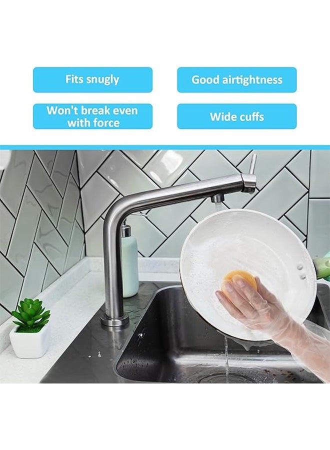 20Pcs Long Disposable Cleaning Gloves,  Elbow Length Plastic Waterproof Sleeve for Cooking, Dishwashing, Hair Color, Field Dressing, House Gardening - Image 5