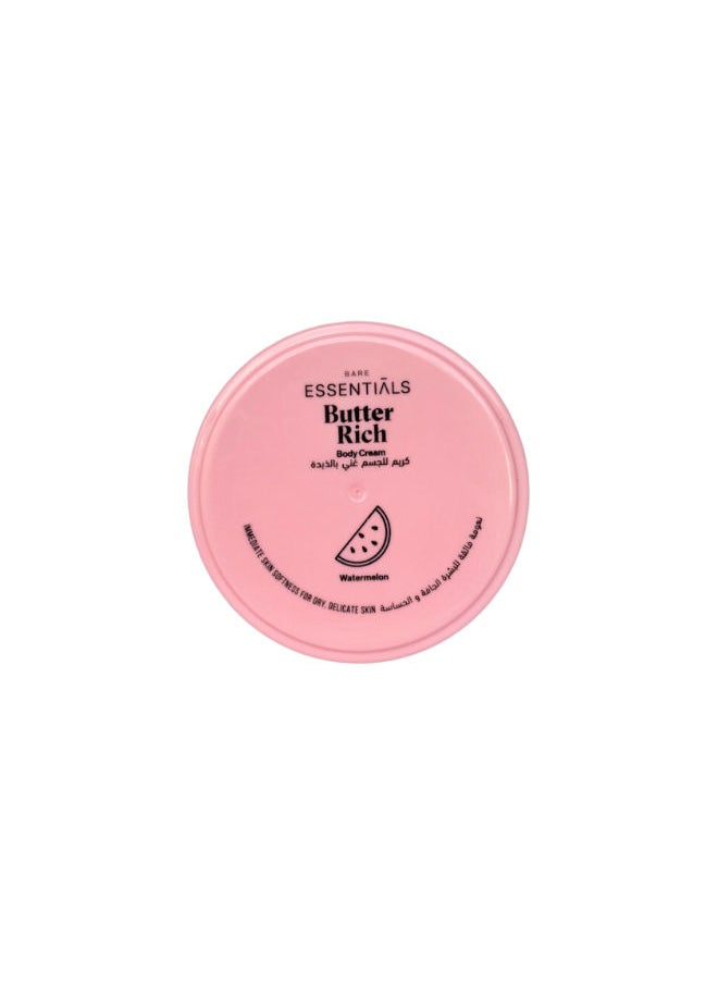 ESSENTIALS Butter Rich Body Cream with Watermelon 