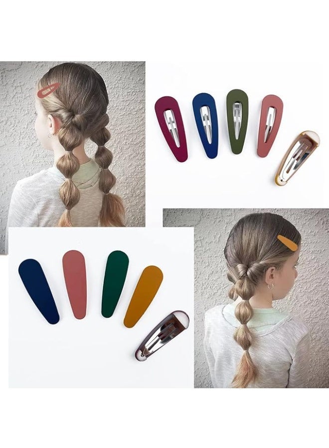20 Pcs Hair Clips for Girls, Matte Barrettes for Girls Women, Metal Snap Hair Clips, Toddler Hair Clips, Hair Accessories for Kids Teens Girls - Image 3