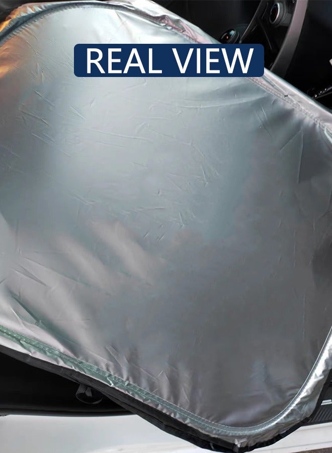 سيارة الزجاج الأمامي ظلة ، ظلة تعكس لتوفير الحماية في نهاية المطاف داخل السيارة ، بارد يعكس ظلة - Image 4