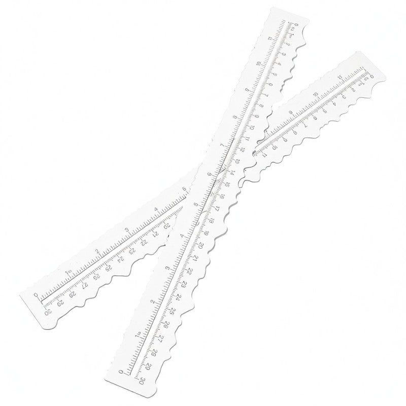 KW-trio Metal Paper Tearing Ruler Craft Ruler for 30cm/11in Measurement Drawing Cutting Deckle Paper Decorative DIY Project in Irregular Edges for Scrapbooking Engineering Architect School Office - Image 1