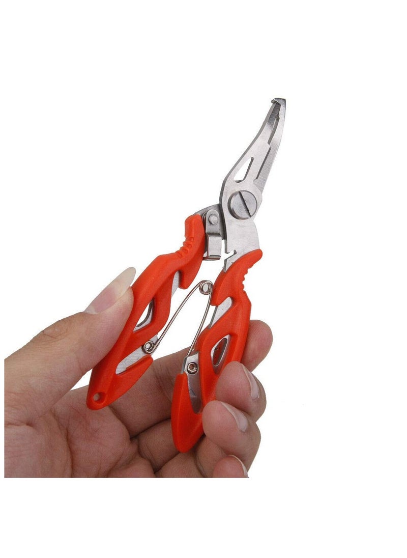 Generic Portable Fishing Plier Scissors Line Cutter Scissors Hook Ring Remover Tool  - Image 2