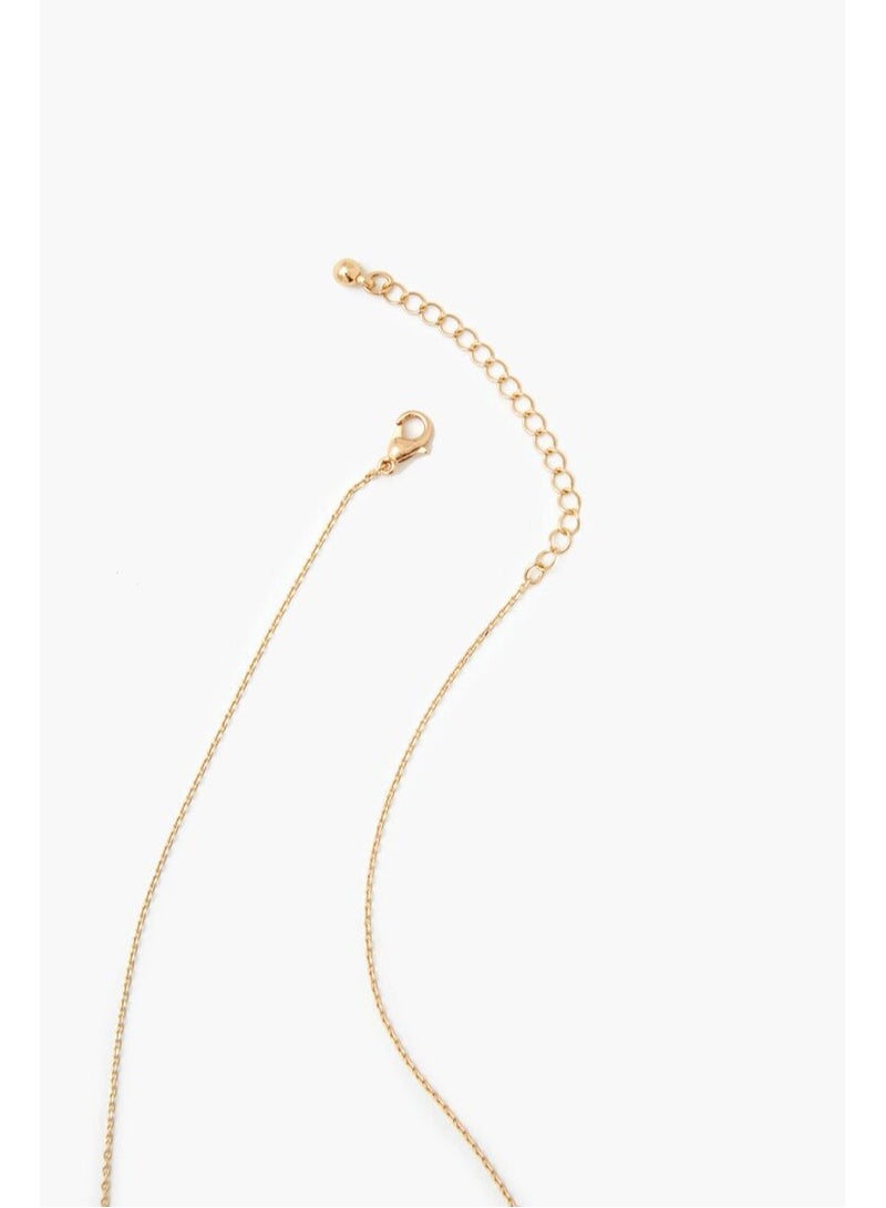 FOREVER 21 Rhinestone Zodiac Charm Necklace  - Image 2