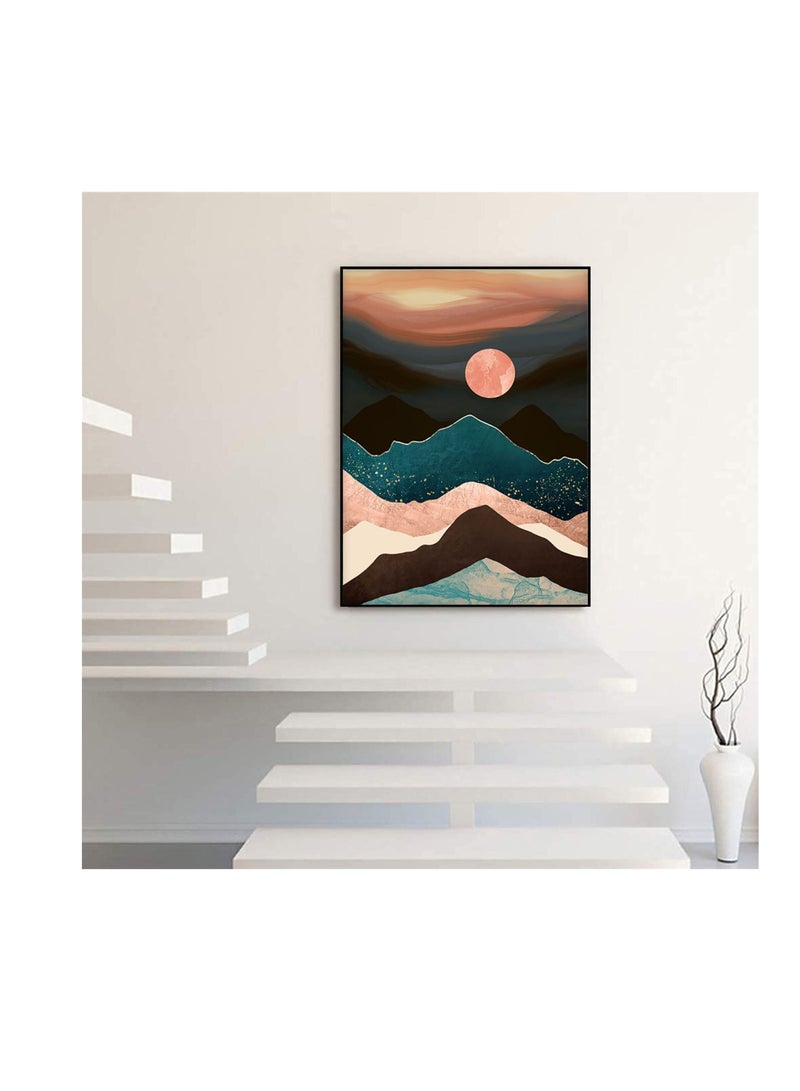 Y&D Diamond Painting Mountain Kit, Art Kits for Adults,Abstract Scenery Paint with Diamonds Round Gift Wall Decor (12x16") (Mountain) - Image 3