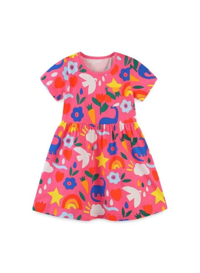 YUNIQEE Printed Cotton Dress
