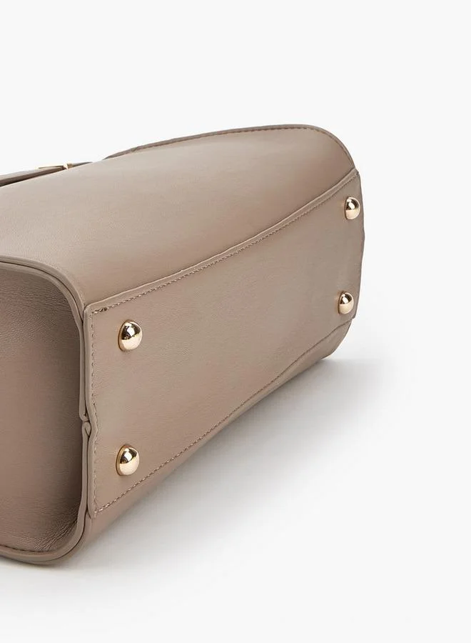 Flora Bella By Shoexpress Scarf Accent Tote Bag with Detachable Shoulder Strap