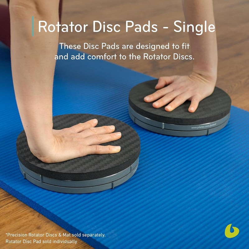 Balanced Body Rotator Disc Pad for Precision Rotator Discs, 23 cm Diameter, Black - Image 2