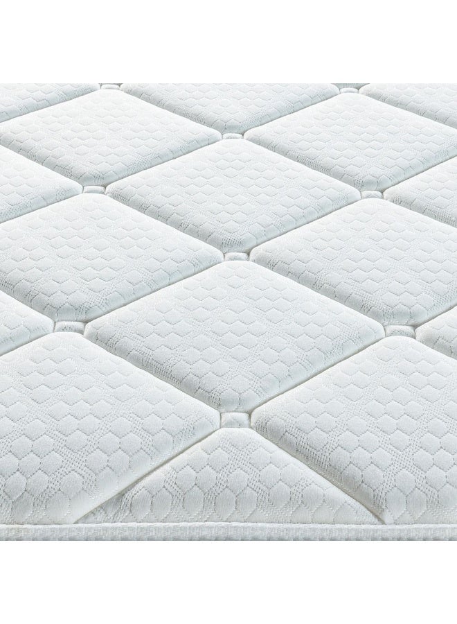 DANUBE HOME Deep Sleep 3 Zone Pocket Spring With Side Foam Encased Mattress | Medium Firm Feel | Single Mattress | Spine Balance For Pressure Relief|W90xL190 cm|Thickness 26cm-White - Image 5