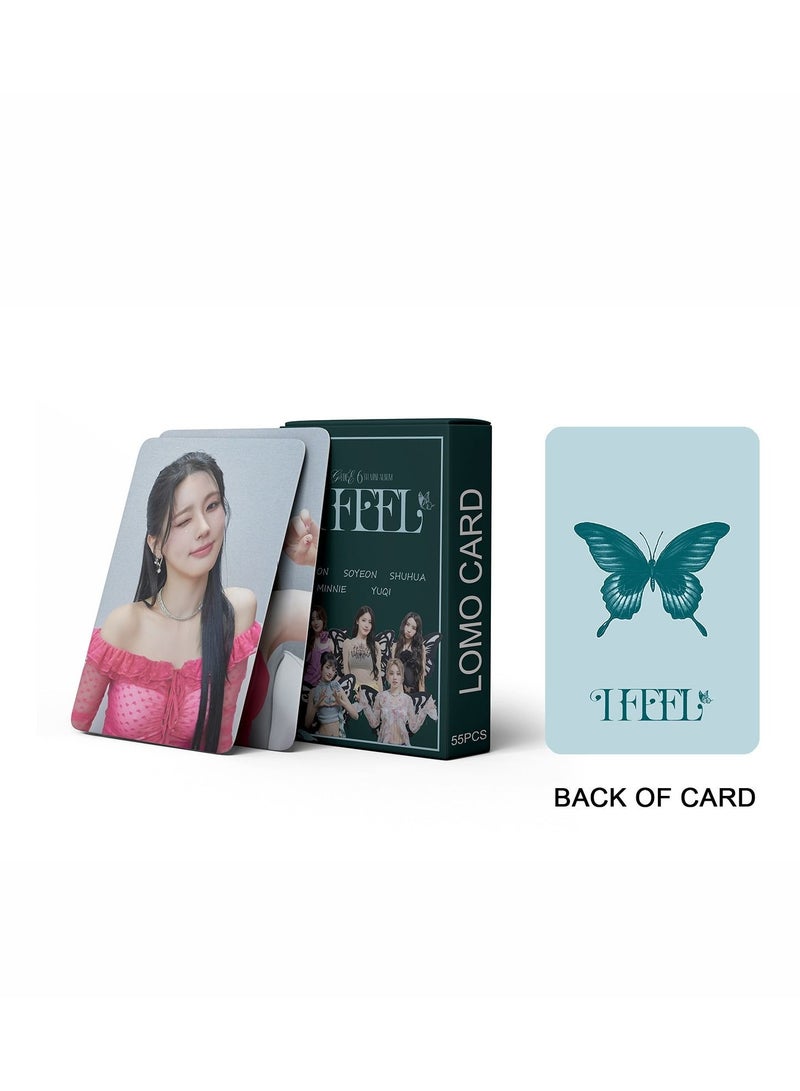 55 قطعة من ألبوم GIDLE الجديد أشعر ببطاقة Lomo - Image 4