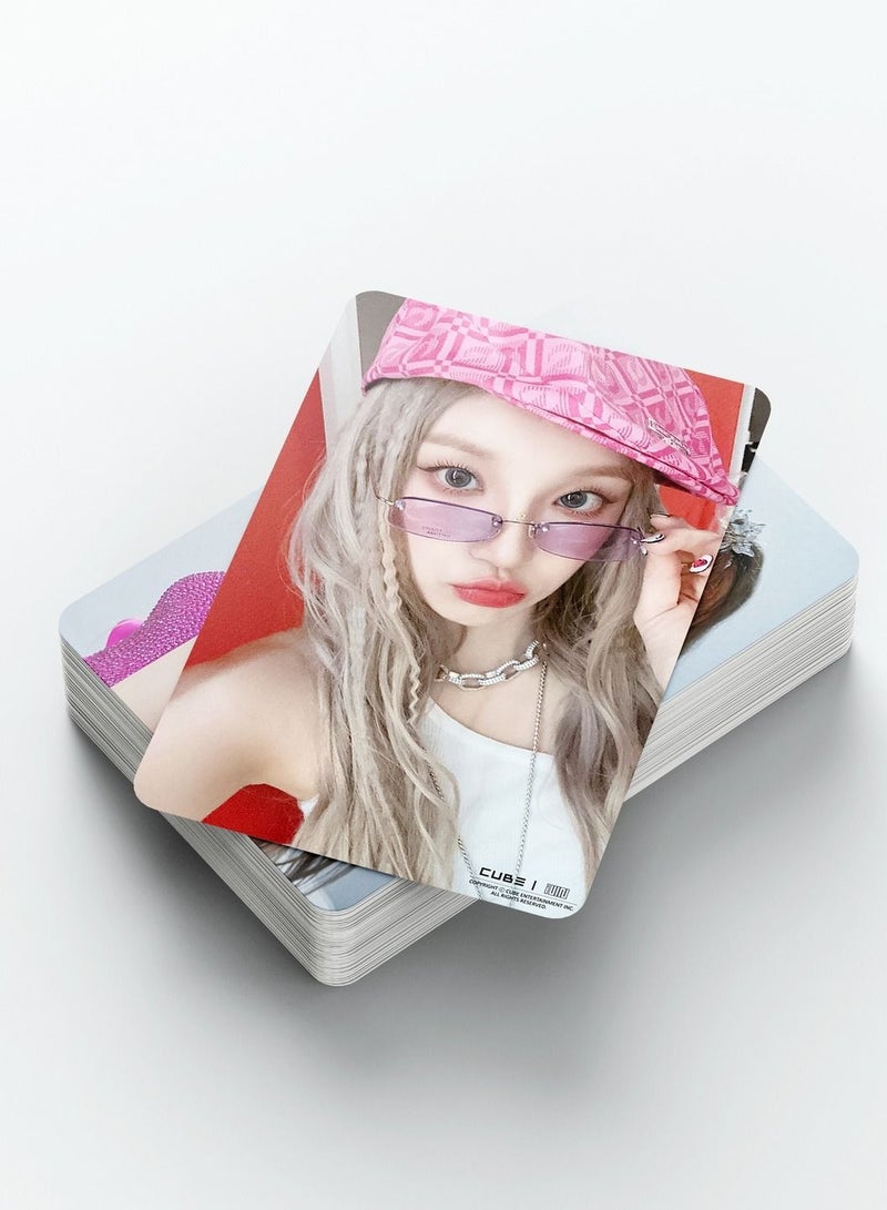 55 قطعة من ألبوم GIDLE الجديد أشعر ببطاقة Lomo - Image 5