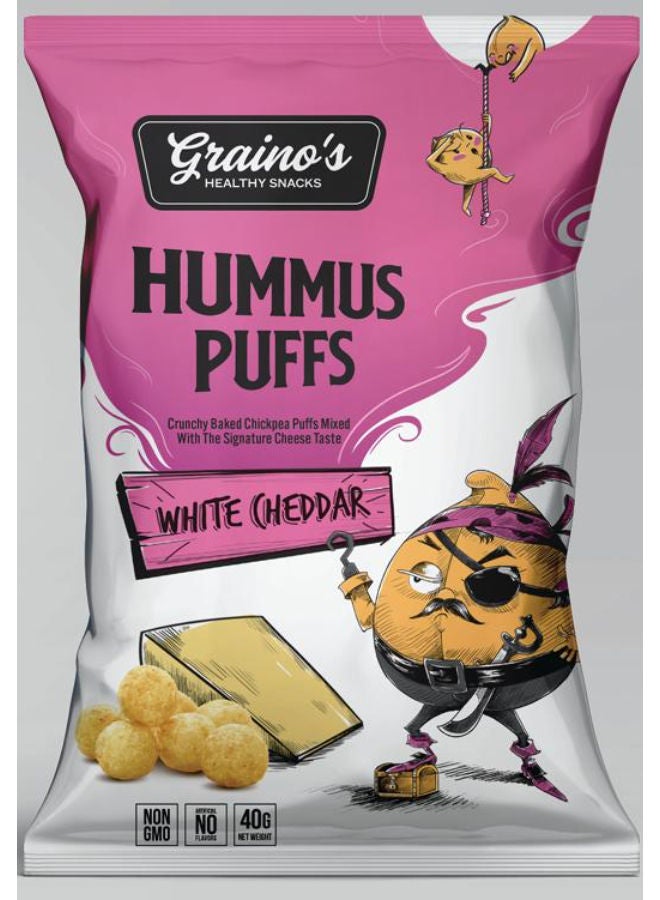 Hummus Puffs With White Cheddar Flavor 40g