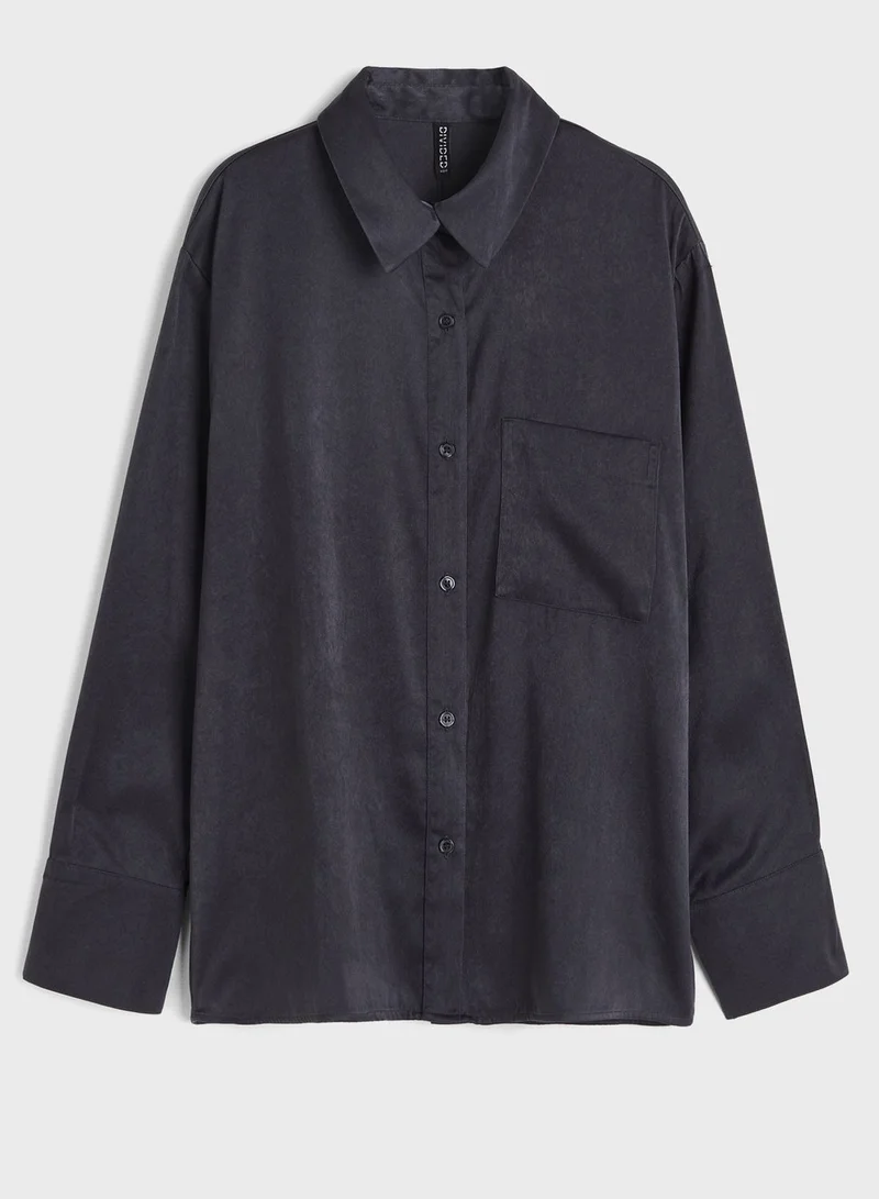 H&M Button Detail Shirt