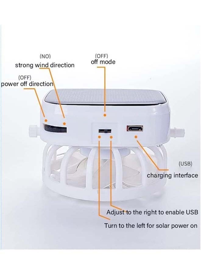 Generic - Solar Fan Cap Sun Hat with Fan Wide Birm Fishing Hat with Cooling Personal Fan Fishing Hat for Outdoor Sport Travel Camping - Image 1