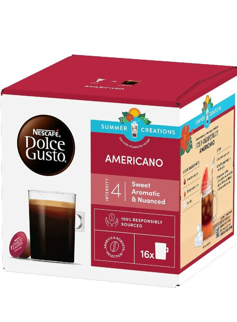 nescaf_dolce_gusto Americano 16 Coffee Capsules 136g Pack of 3 - Image 3