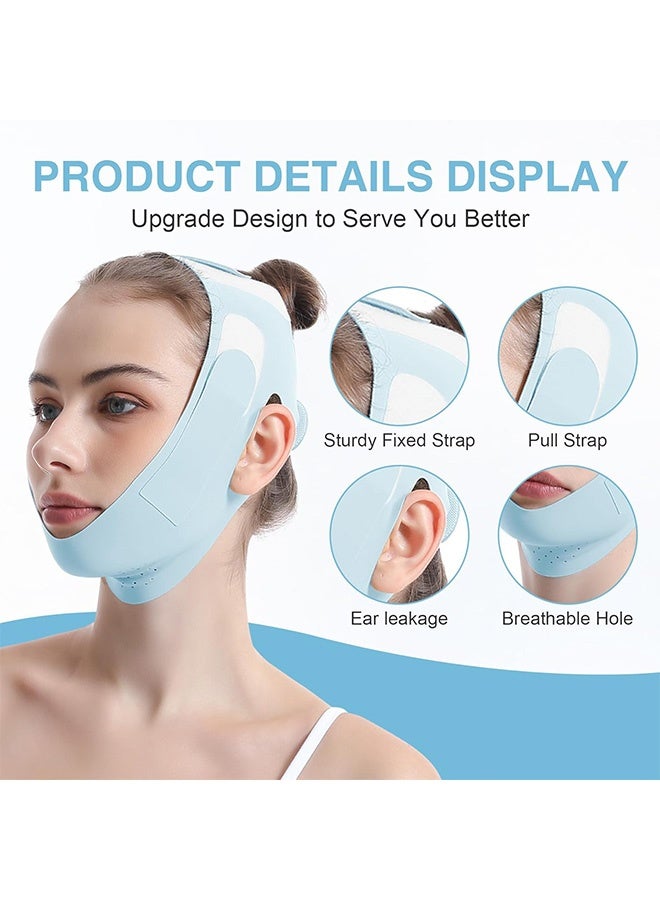 إم إكس إن حزام ذقن عالمي للشخير للنوم - أجهزة مضادة للشخير قابلة للتعديل وقابلة لإعادة الاستخدام وقابلة للتعديل ووقف الشخير والنوم والمساعدة في تقليل الشخير للنساء والرجال - Image 3