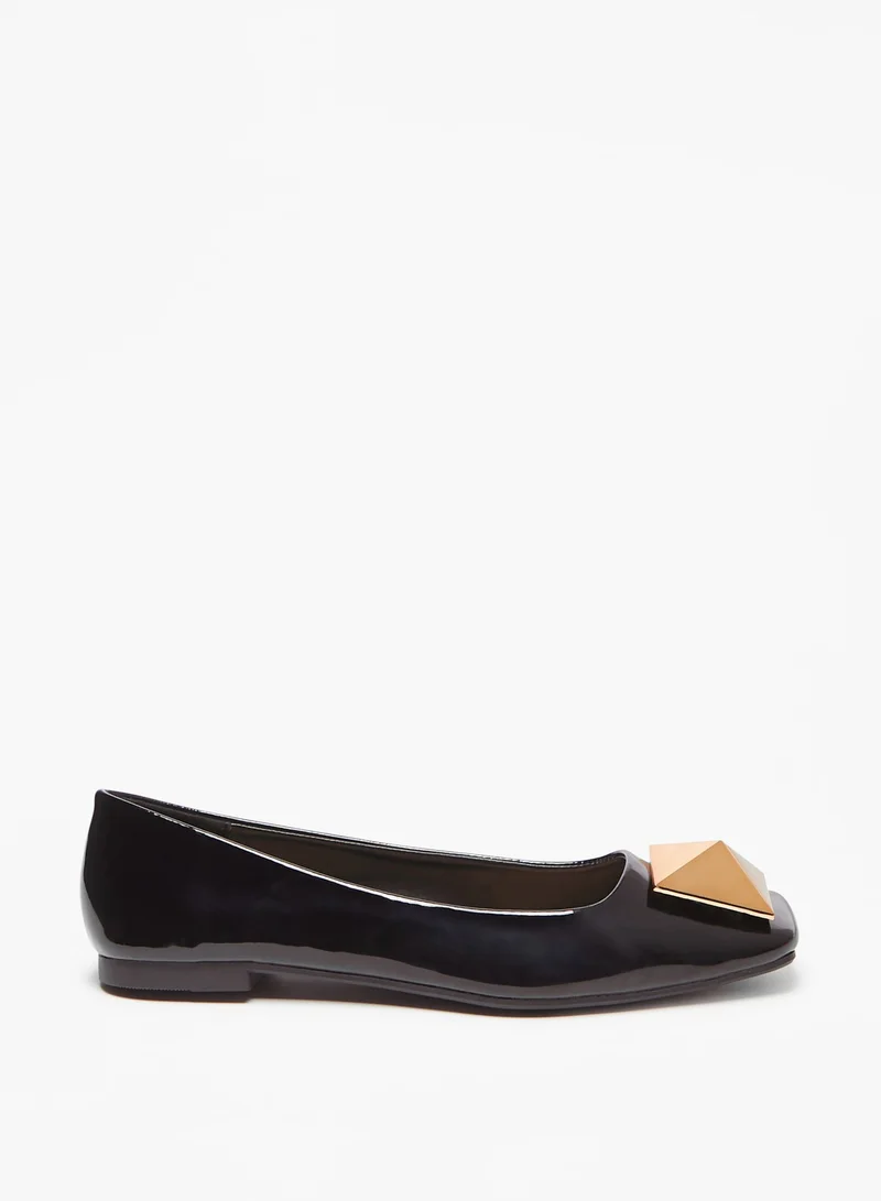 Flora Bella By Shoexpress Womens Flora Bella Embellished Square Toe Ballerina Shoes