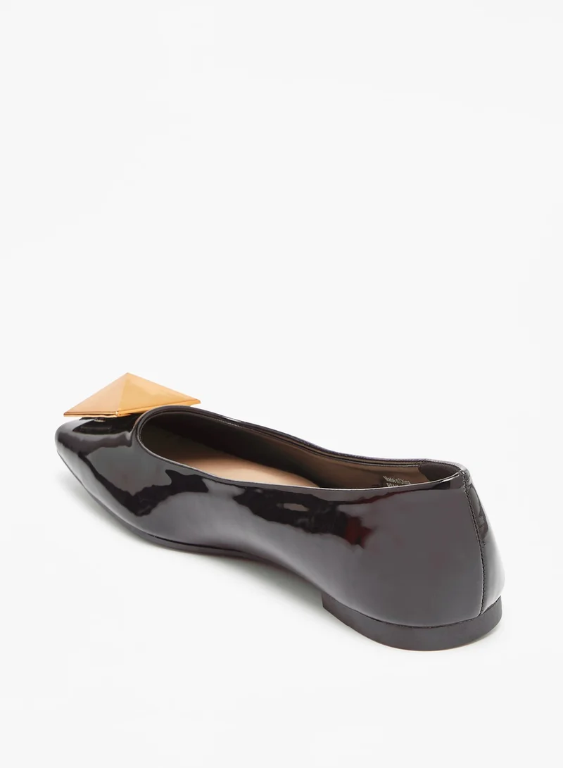 Flora Bella By Shoexpress Womens Flora Bella Embellished Square Toe Ballerina Shoes