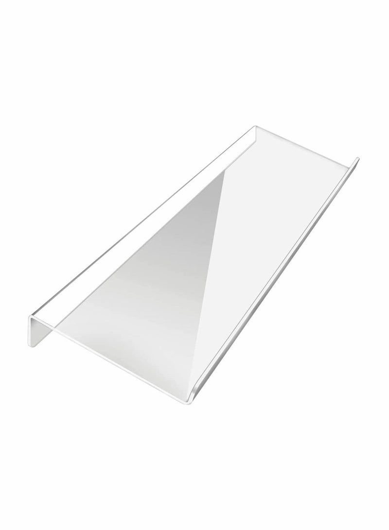 Premium Clear Acrylic Keyboard Stand for Ergonomic Typing at Office and Home, Tilted Design for Comfort and Style - Image 1