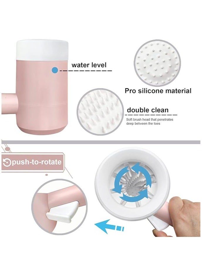 Dog Paw Cleaner, Portable Paw Washing Cup for Dogs and Cats 360° Rotating Automatic Foot Wash for Cats and Dogs Puppy Foot Cleaner Cup for Dogs Pet Gift for Dog Owners - Image 2
