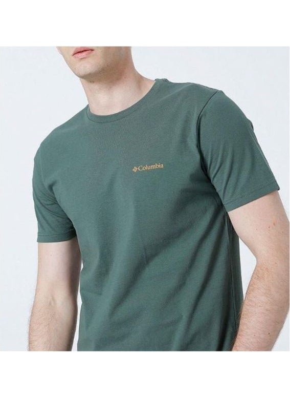 Columbia Csc M Basic Sm Logo Brushed Ss Tee Men's Short Sleeve T-Shirt CS0282-353  - Image 1