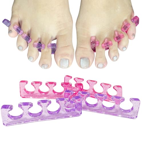 SUNFATT Toe Separators for WomenToe Spacers for WomenToe Separators Use for Separation of Toenails or Nails as Well as Polishing of Nail PolishThin - Image 1