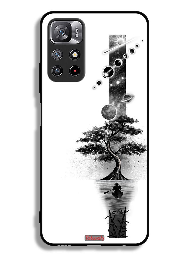 Tolwak Xiaomi Redmi Note 11 4G Protective Case Cover Earth Space Art - Image 2