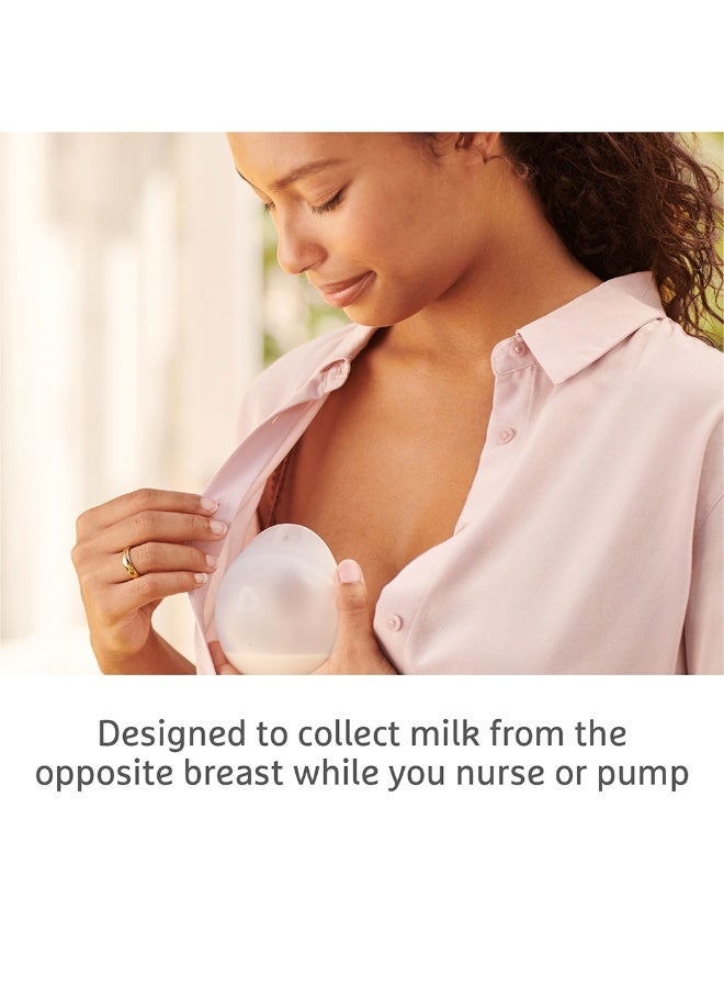 Munchkin Silicone Breast Milk Collector Cup – 45ml, Wearable, Discreet, BPA-Free, Easy-Pour & Storage Plug - Image 4