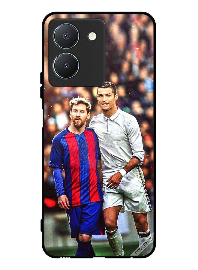 Covernex Protective Case Cover For Vivo Y36 5G Messi & Cr7 Ronaldo - Image 1