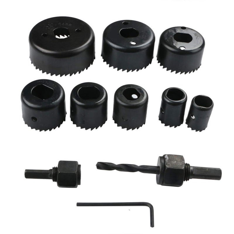 Digital Craft 11PCS Hole Saw Drill Bit Set – 19-64mm Woodworking Cutter & Core Drill Bit for Wood, Metal & Plastic Cutting - Image 3