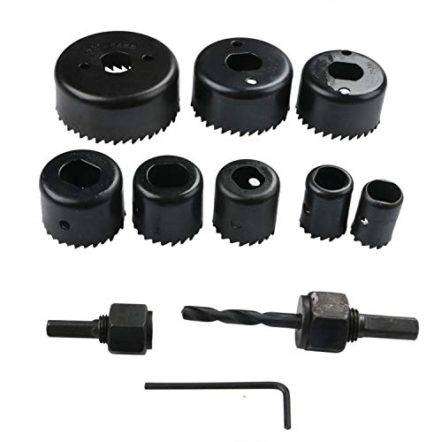 Digital Craft 11PCS Hole Saw Drill Bit Set – 19-64mm Woodworking Cutter & Core Drill Bit for Wood, Metal & Plastic Cutting - Image 1