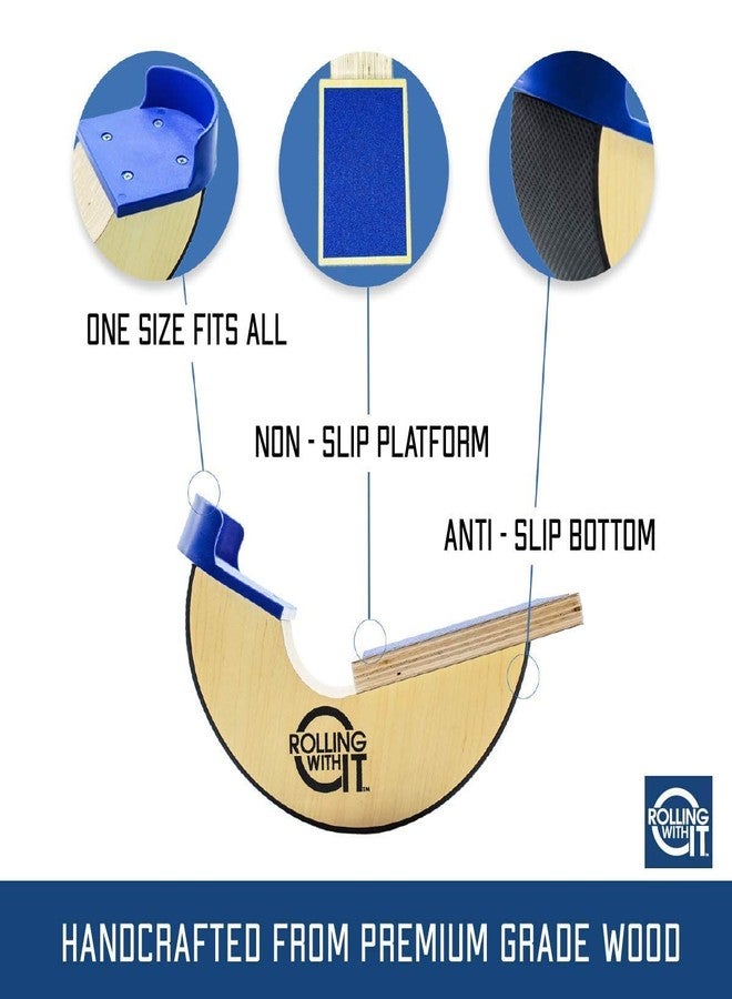 Rolling With It Premium Calf Stretcher and Foot Rocker for Plantar Fasciitis Relief, Achilles Tendonitis, Increase Mobility and Flexibility, Improve Range of Motion With our Foot Stretcher - Image 2