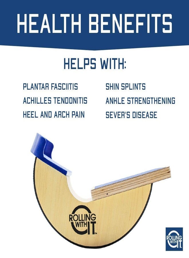Rolling With It Premium Calf Stretcher and Foot Rocker for Plantar Fasciitis Relief, Achilles Tendonitis, Increase Mobility and Flexibility, Improve Range of Motion With our Foot Stretcher - Image 3