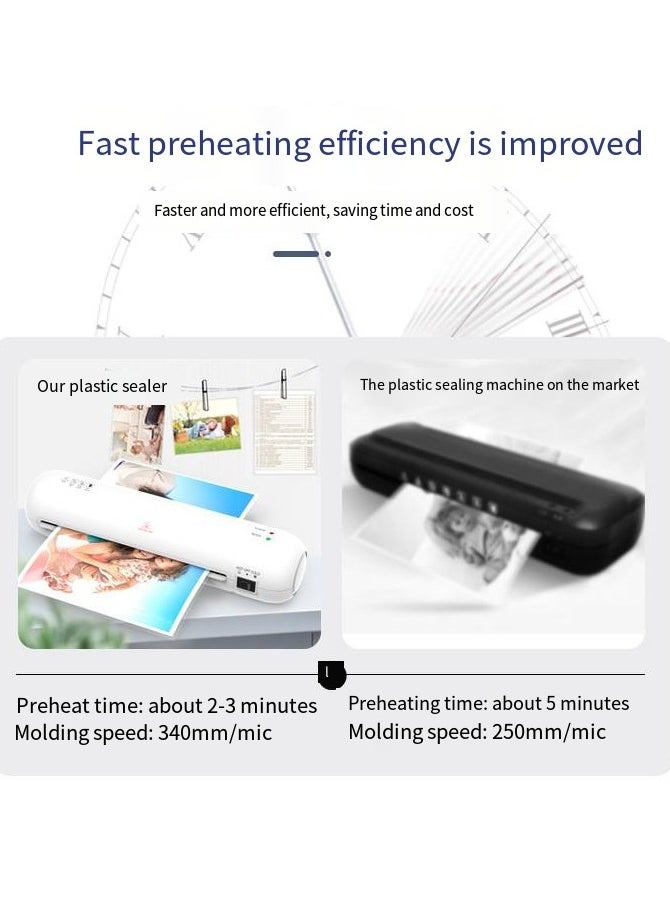 OSMILE - Laminator Machine A3 A4 for Home Office School Use Hot And Cold Laminating Machine - Image 1