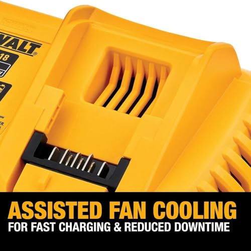 DEWALT 20V MAX/FLEXVOLT Lithium-Ion, Fan Cooled Rapid Battery Charger (DCB118) - Image 5