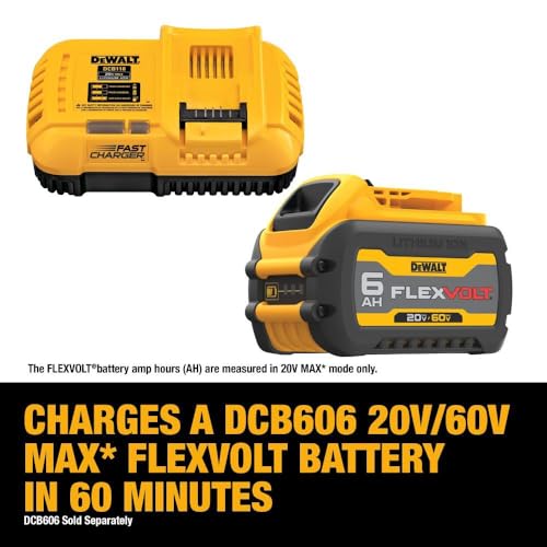 DEWALT 20V MAX/FLEXVOLT Lithium-Ion, Fan Cooled Rapid Battery Charger (DCB118) - Image 4