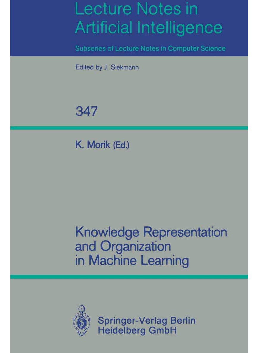 Knowledge Representation and Organization in Machine Learning 