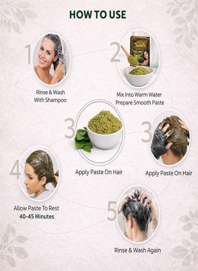 VS Products مسحوق الحناء الطازج من سارا هيربال ٥٠ غرام | مسحوق الحناء - Image 4