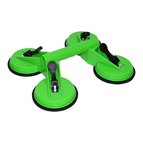 Grip 4 Head Suction Cup Dent Puller - Easily Pops Dented Hoods, Door Panels, Fenders Into Place - Lift/Move Glass, Mirror, Windshield - Lightweight Strong ABS Plastic - Image 1