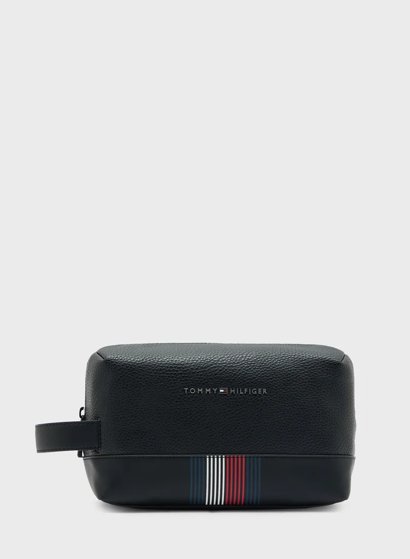 TOMMY HILFIGER Logo Transit Washbag