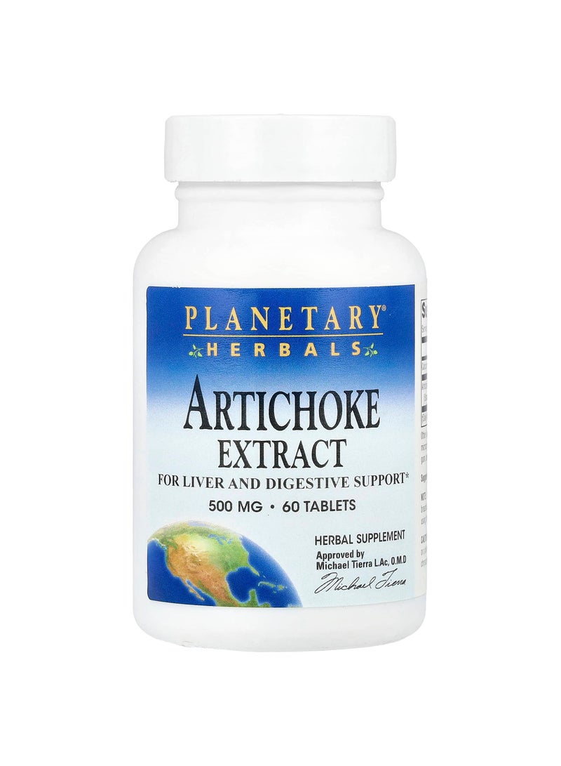 Artichoke Extract, 60 Tablets