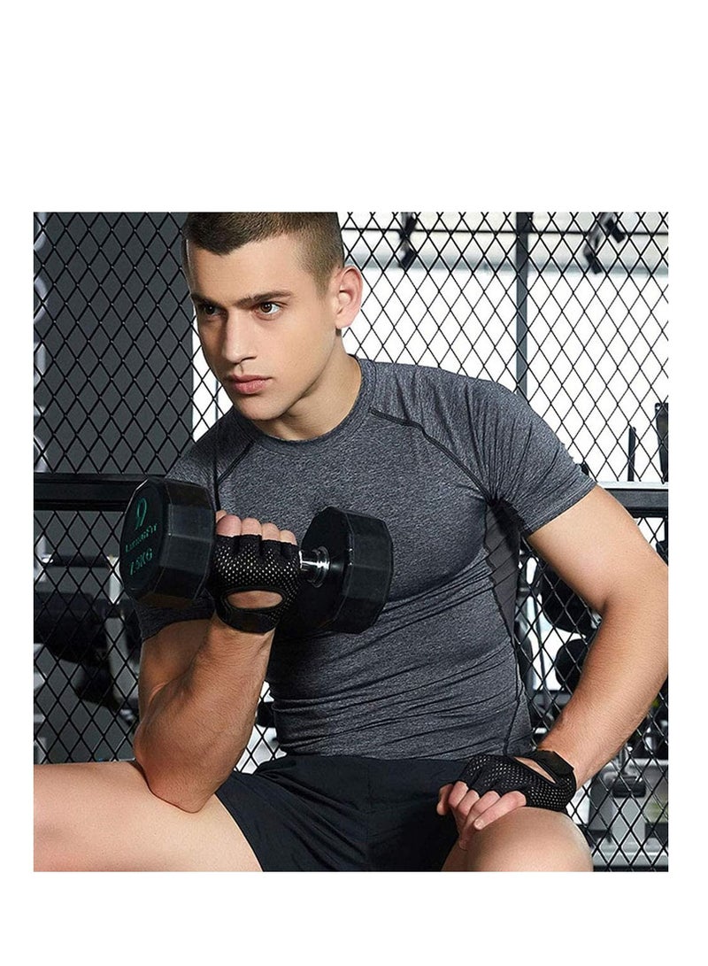 Y&D Anti Slip Shock Absorbing Padded Breathable Half Finger Short Sports Cycling Gloves for Men Women - Image 4