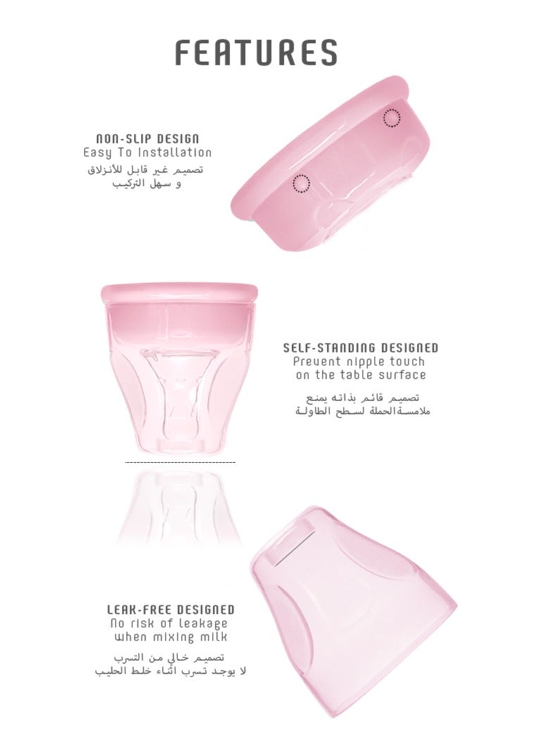 لوكو زجاجة الرضاعة الزجاجية الأفضل من لوكو للحليب للأطفال - خالية من مادة البيسفول أ، مضادة للمغص، 240 مل - Image 5