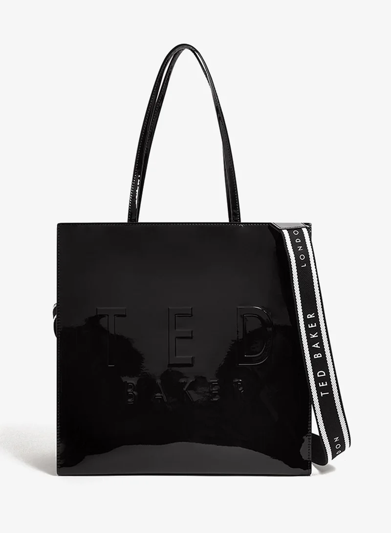 تيد بيكر أيقوني حقيبة يد كبيرة بشعار
