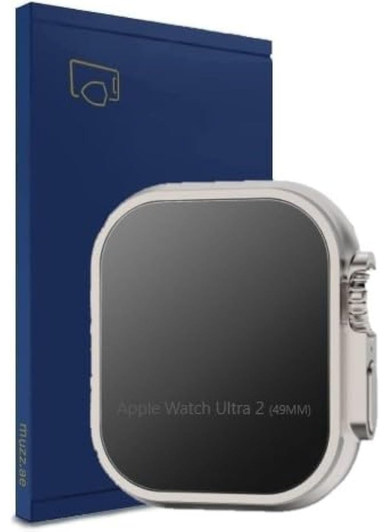 Muzz Ceramic Matte Screen Protector for Apple Watch Ultra 2/Ultra 3 49mm - Anti-Fingerprint, Anti-Fog Film - Image 1