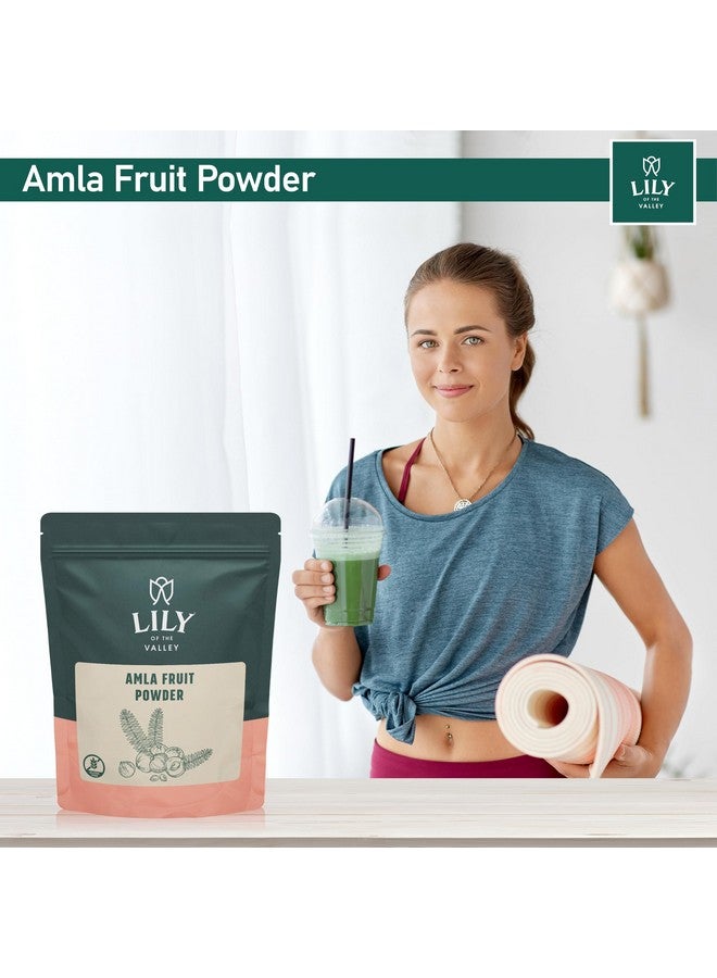 LILY OF THE VALLEY Lily of the Valley Amla Berry Powder (Amalaki) - Ideal for Cooking & Beauty Care - Rich in Antioxidant & Vitamin C - Natural, Vegan & Gluten-Free - Packed in Resealable Pouch (16oz, 453g)  - Image 5