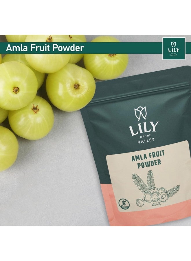 LILY OF THE VALLEY Lily of the Valley Amla Berry Powder (Amalaki) - Ideal for Cooking & Beauty Care - Rich in Antioxidant & Vitamin C - Natural, Vegan & Gluten-Free - Packed in Resealable Pouch (16oz, 453g)  - Image 3
