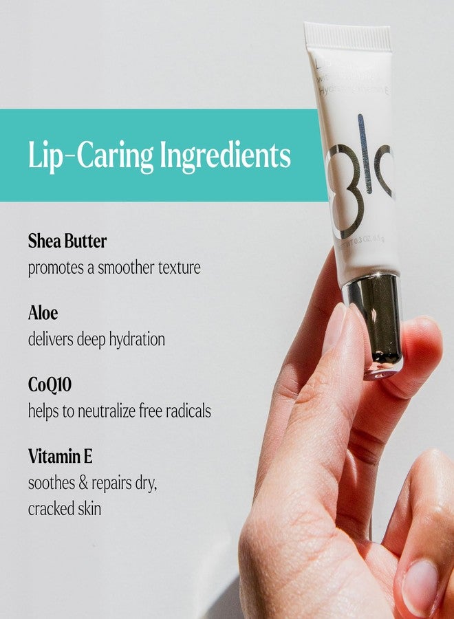 GLO Science Lip Balm Care with Shea Butter — Clear, Moisturizing Lip Gloss Repairs & Protects Dry Skin — Formulated to Use Daily & Before or After Teeth Whitening — Mint Flavor, 0.3 oz - Image 4