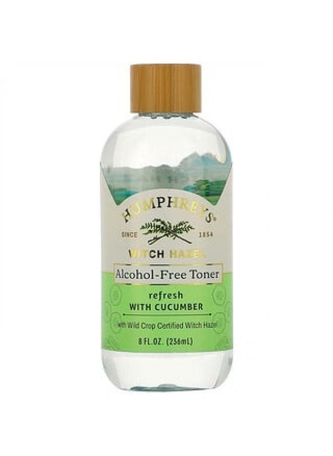 Humphrey's Humphrey's Witch Hazel Alcohol Free Toner with Cucumber Refresh 8 fl oz 